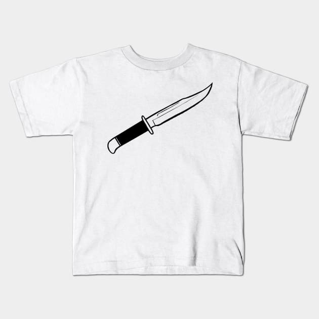 Ghostface’s Knife Kids T-Shirt by notastranger